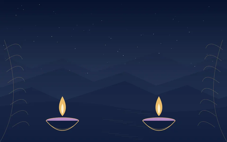 twin diyas night